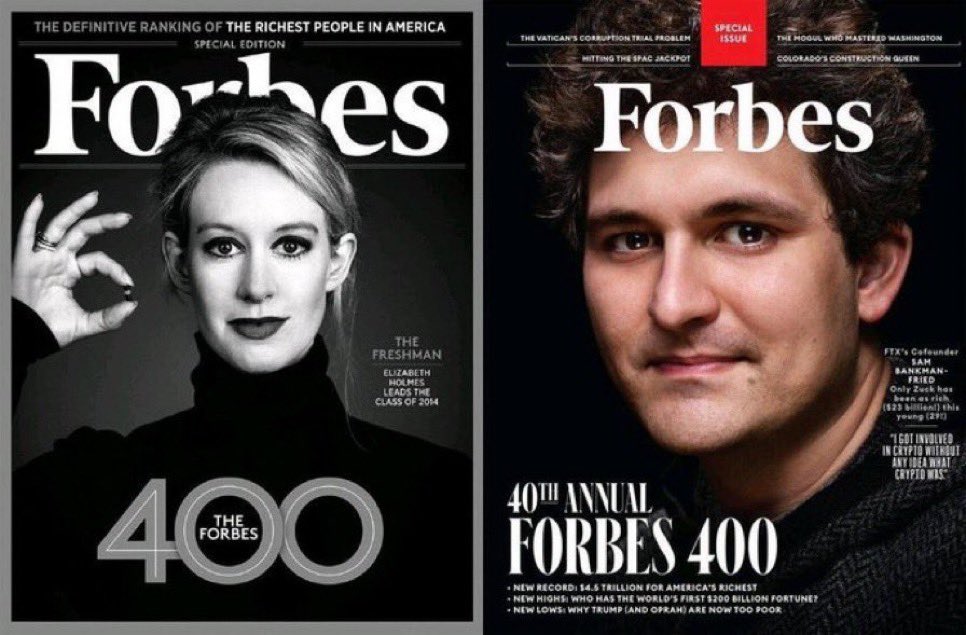 BREAKIN: Elizabeth Holmes was just sentenced to 11 years in prison!

SBF is Next