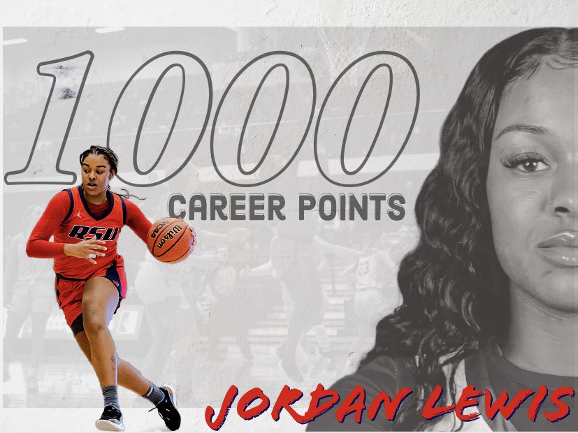rsuwbb's tweet photo. M A J O R  M i L E S T O N E 🤩 

Congrats to Senior Guard @_Jaelou who hit #1000 in career points last week. #1000pointclub #CareerPoints #RSUWBB #BigGuardEnergy 😤 https://t.co/po9fInrc8p