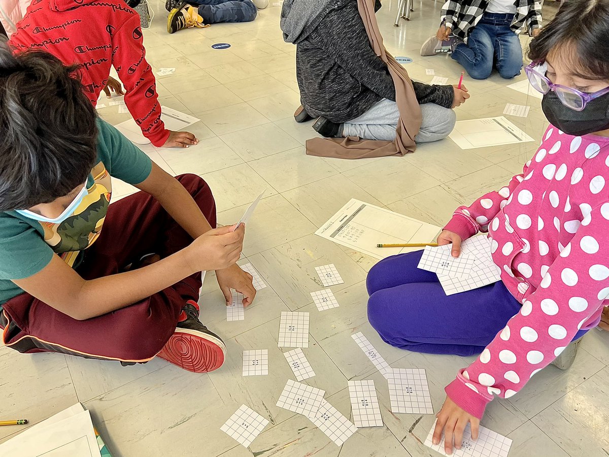 MissBruno_'s tweet photo. So proud of how well our class has been collaborating in pairs when playing math games! Today, students learned how to play Factor Pairs to practice their multiplication facts and strategies. #MathematiciansAtWork #ShineBrightEdison https://t.co/CDaRsKJOxG