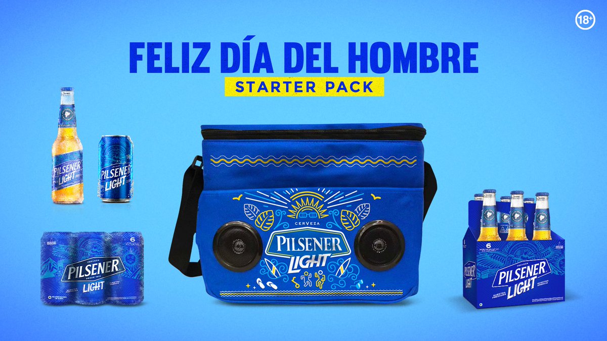 pilsener_light's tweet photo. ¡Feliz día del hombre!🍻

GANA este starter pack mencionando a un pana con quien vas a compartir cervezas durante el mundial 🏆 y da RT.🍺 https://t.co/lQSjQwajfl