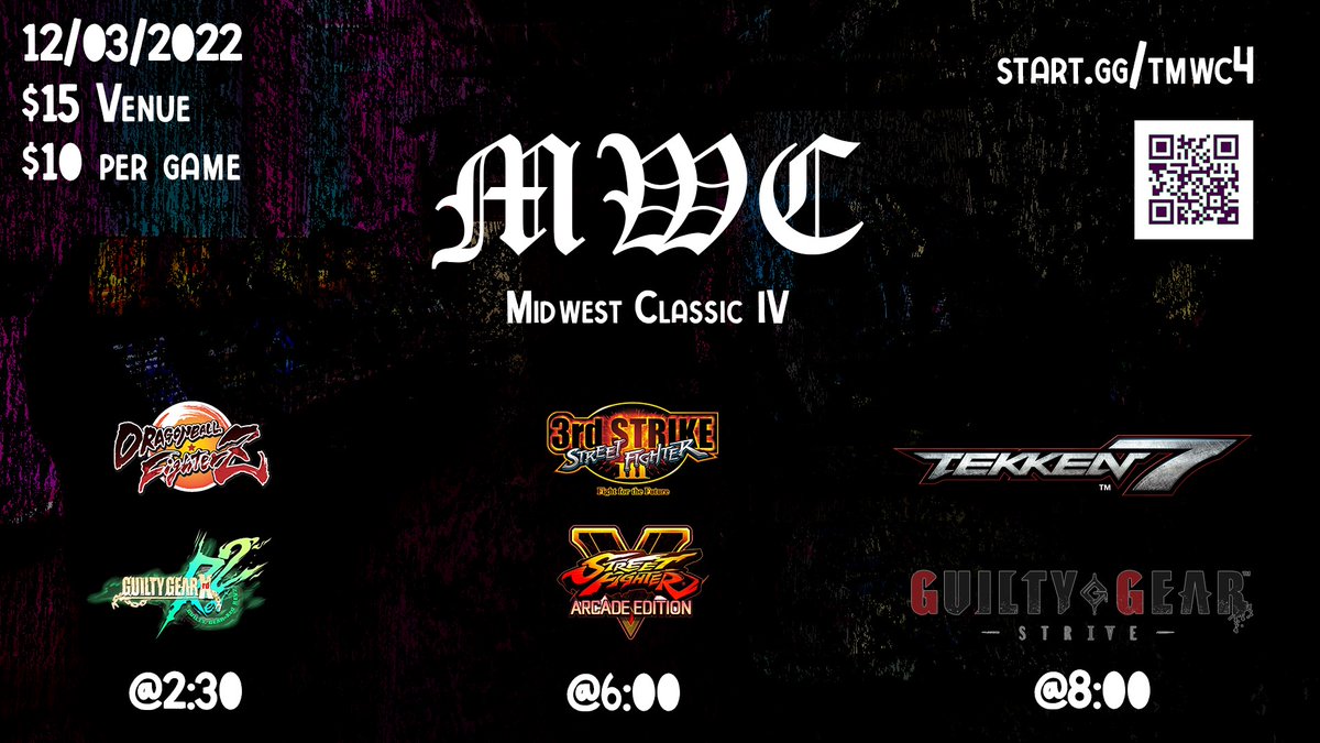 MWClassicFGC's tweet photo. Apologies for the wait. As you all know the Midwest Classic 4 is rapidly approaching. 

I hope to see you all there. This will be the last MWC of 2022. Look forward to big changes coming next year!

Pre Reg here -> https://t.co/9v5T3IZfV2 https://t.co/FA8u4Utcry