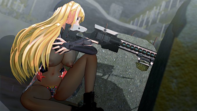 #COM3D2
横から見ると乳首が見えるけど、布に包まれてるから健全ですね。 