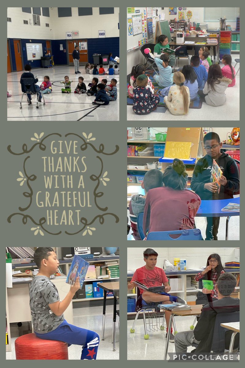 MsV_librarianWH's tweet photo. Students read to students for #RAD! #EPISDReads https://t.co/6dmvNGGoRh