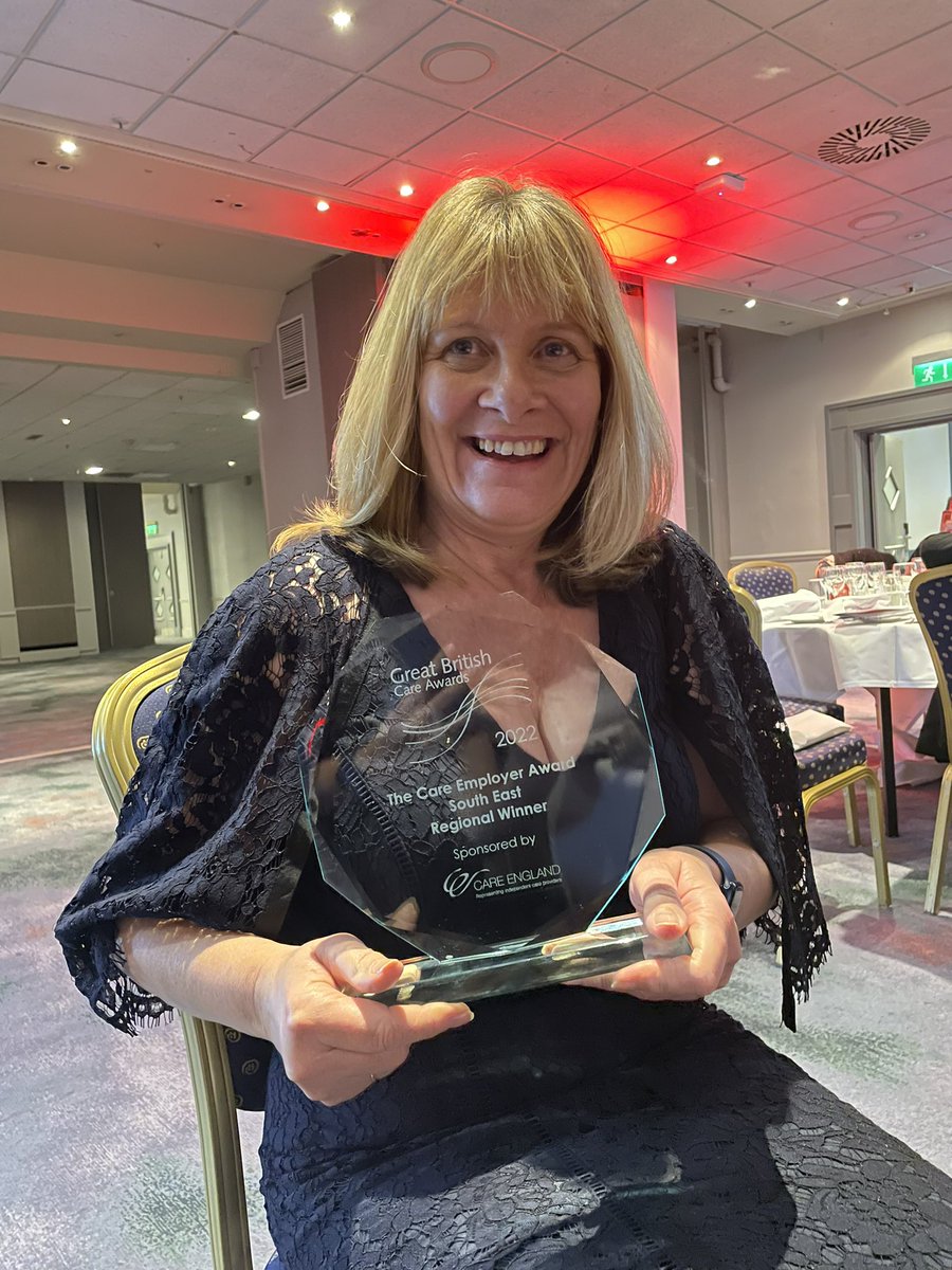 We are so excited to be voted Winners 🥇 in Care Employers Award. Thank you everyone #gbcareawards