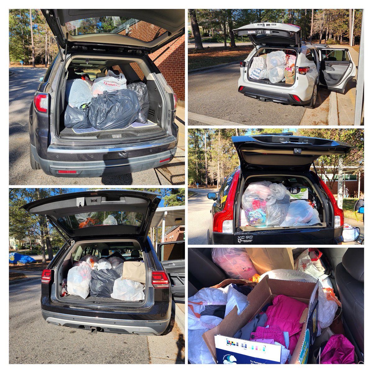 JYJoyner's tweet photo. Our JYJ @NoteinthePocket Clothing Drive is complete! Our families donated and our families delivered! Thank you for all your work to help make sure this was a success! @pta_joyner @jyjfoundation 🌎 https://t.co/RGHzpxo05K