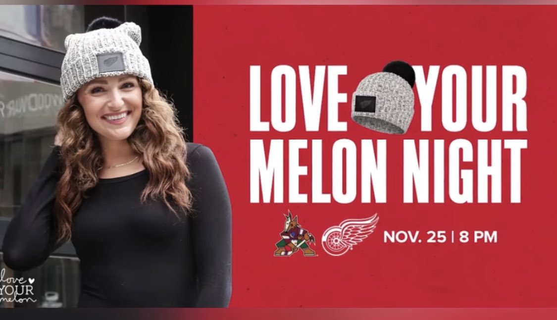 Daniella Bruce on Twitter "Get your DetroitRedWings Love Your Melon