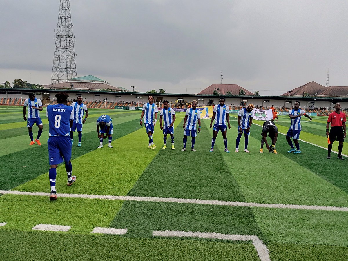 ElkanemiW's tweet photo. 2021/22 NNL SUPER 4 IN YENAGOA.
FULL TIME
ELKANEMI WARRIORS FC 1
               VS
BENDEL INSURANCE FC 1
⚽Abdulrahman Daddy 80 min
⚽ Ebuka 87min https://t.co/HIrtIjLDoo