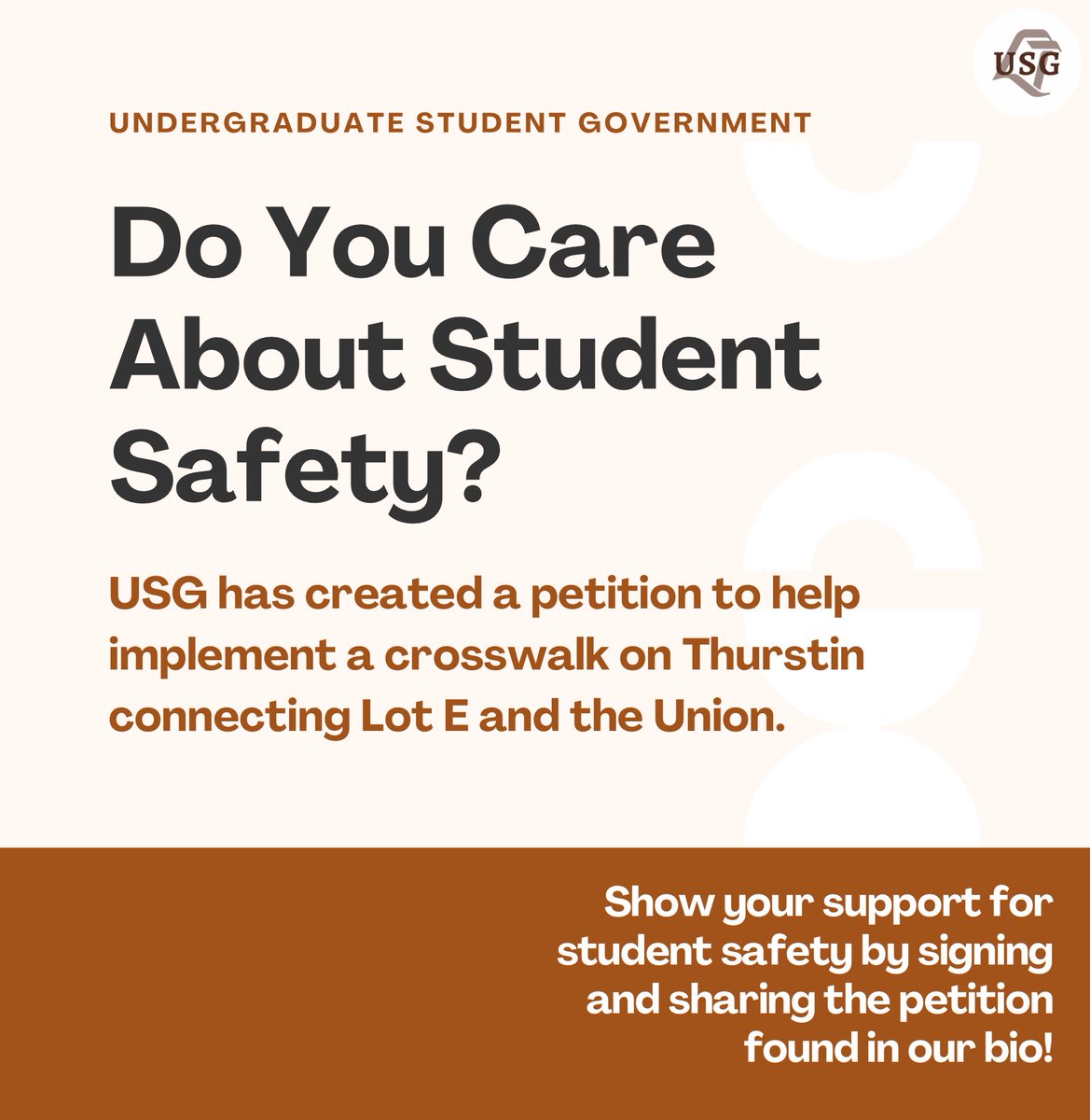 Sign the petition found in our bio to support student safety!