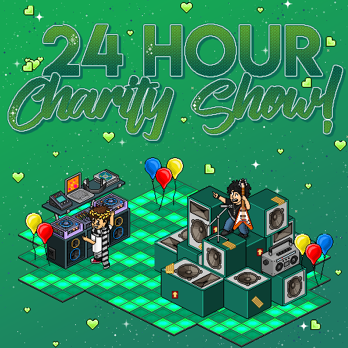WishHabboCOM's tweet photo. 💚WE ARE LIVE!💚 For the next 24 Hours, Br0kenButterfly and Coolmattyj will be live on air, raising money for Macmillan Cancer Support. Tune in at https://t.co/6ktj5S7Ml3 for 24 hours of trivia, competitions and great music! 📻🎶
You may also donate here. https://t.co/uSejbP8j9l https://t.co/LVIvRLpEV1