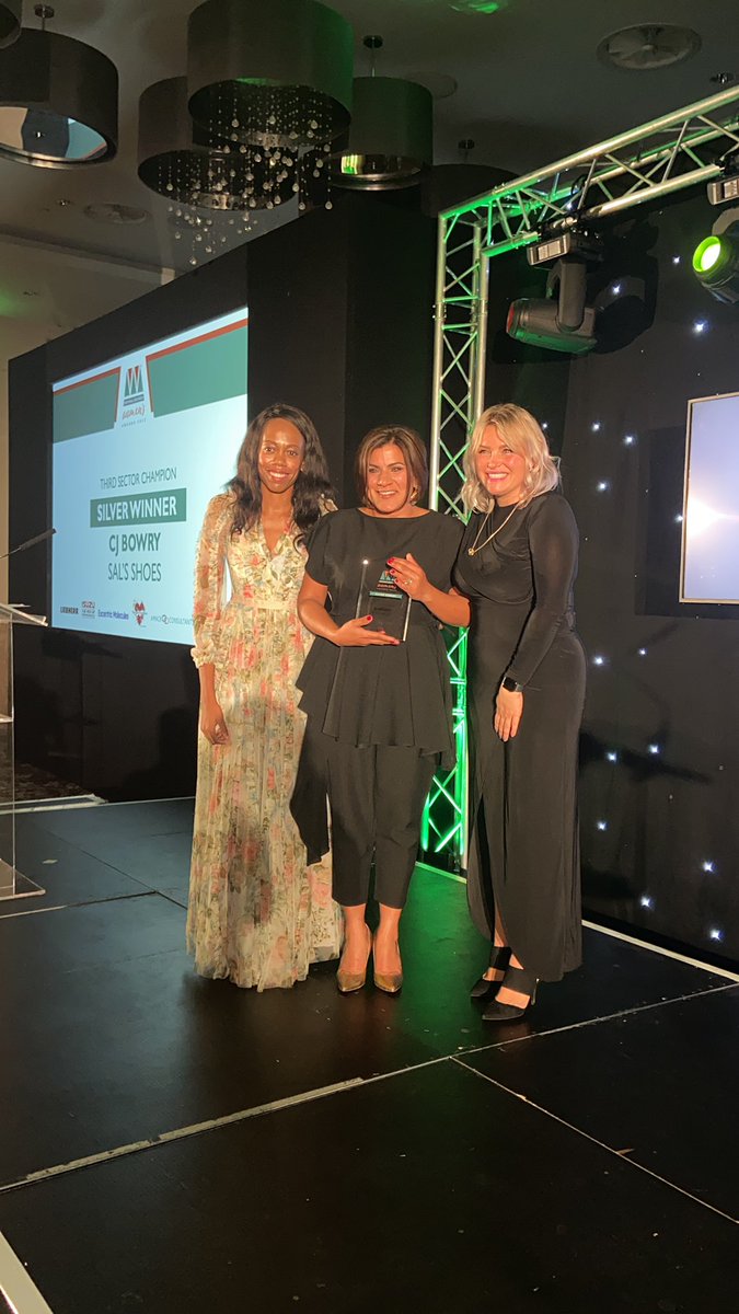 Huge well done to our Third Sector Champion Silver Winner, CJ Bowry from <a href="/sals_shoes/">SalsShoes</a>! Congratulations from us all! #NBWA
