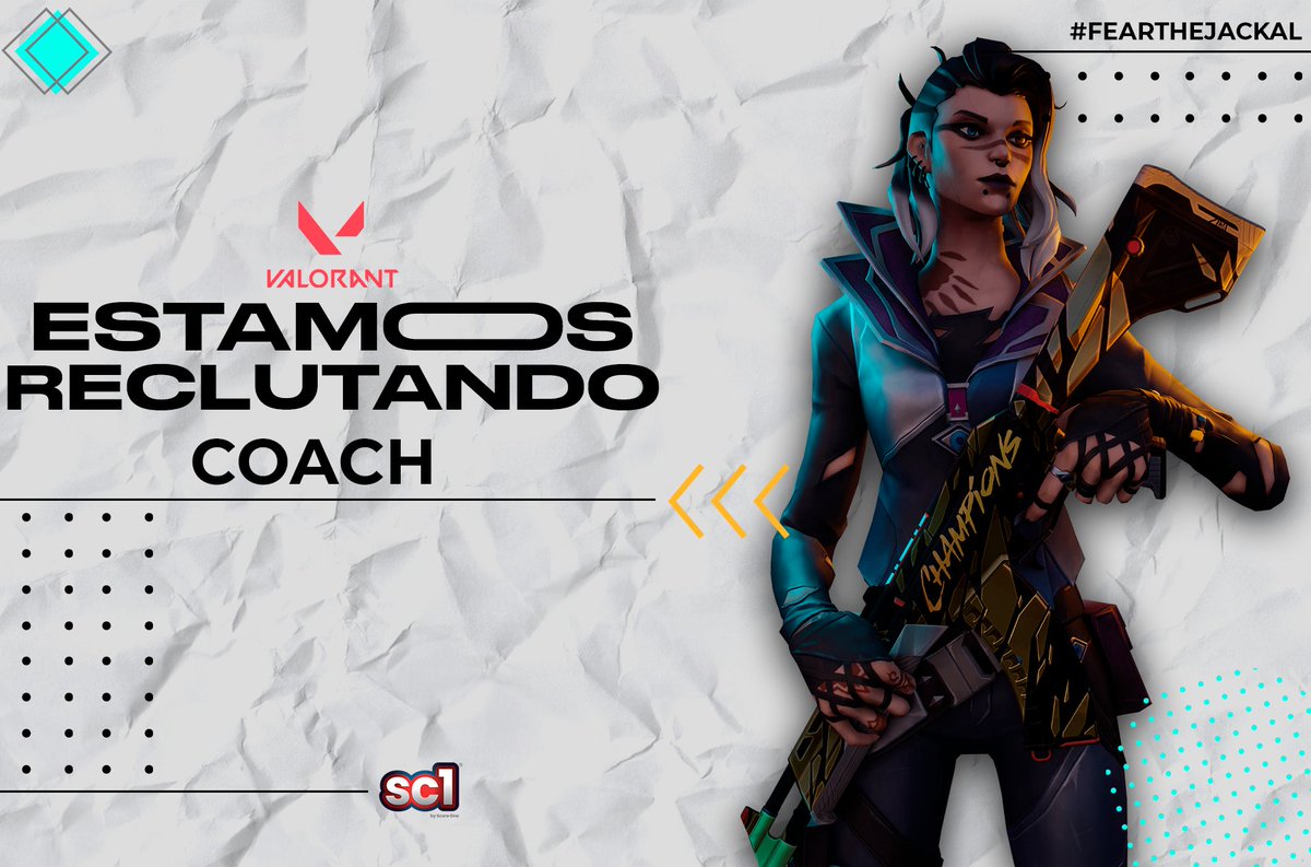 💛| R E C L U T A M I E N T O

Anubis busca expandir sus horizontes y en este momento nos encontramos en la búsqueda de un coach que sepa liderar a nuestra próxima escuadra FEMENIL de Valorant:
🖤Nacionalidad de LAS preferentemente🖤
Más info DM
<a href="/BusquedaEsports/">Búsqueda Esports</a> <a href="/EsportsBusqueda/">Búsqueda De Esports</a>