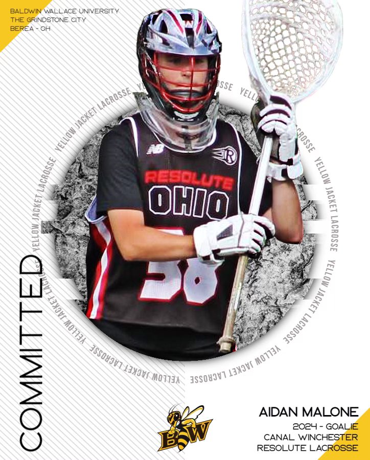 Aidan Malone (@aidanmalone35) on Twitter photo I’m extremely excited to announce my commitment to Baldwin Wallace for my academic and athletic career. I want to thank all the coach’s along the way who have helped develop me as a player and a person. #gritwearsgold <a href="/ResoluteLax/">Resolute Lacrosse</a> <a href="/bw_mlax/">Baldwin Wallace Men’s Lacrosse</a> <a href="/IndiansLax/">Canal Winchester Lacrosse</a> <a href="/CWIndians/">CWHS Athletics</a> I’m extremely excited to announce my commitment to Baldwin Wallace for my academic and athletic career. I want to thank all the coach’s along the way who have helped develop me as a player and a person. #gritwearsgold <a href="/ResoluteLax/">Resolute Lacrosse</a> <a href="/bw_mlax/">Baldwin Wallace Men’s Lacrosse</a> <a href="/IndiansLax/">Canal Winchester Lacrosse</a> <a href="/CWIndians/">CWHS Athletics</a>