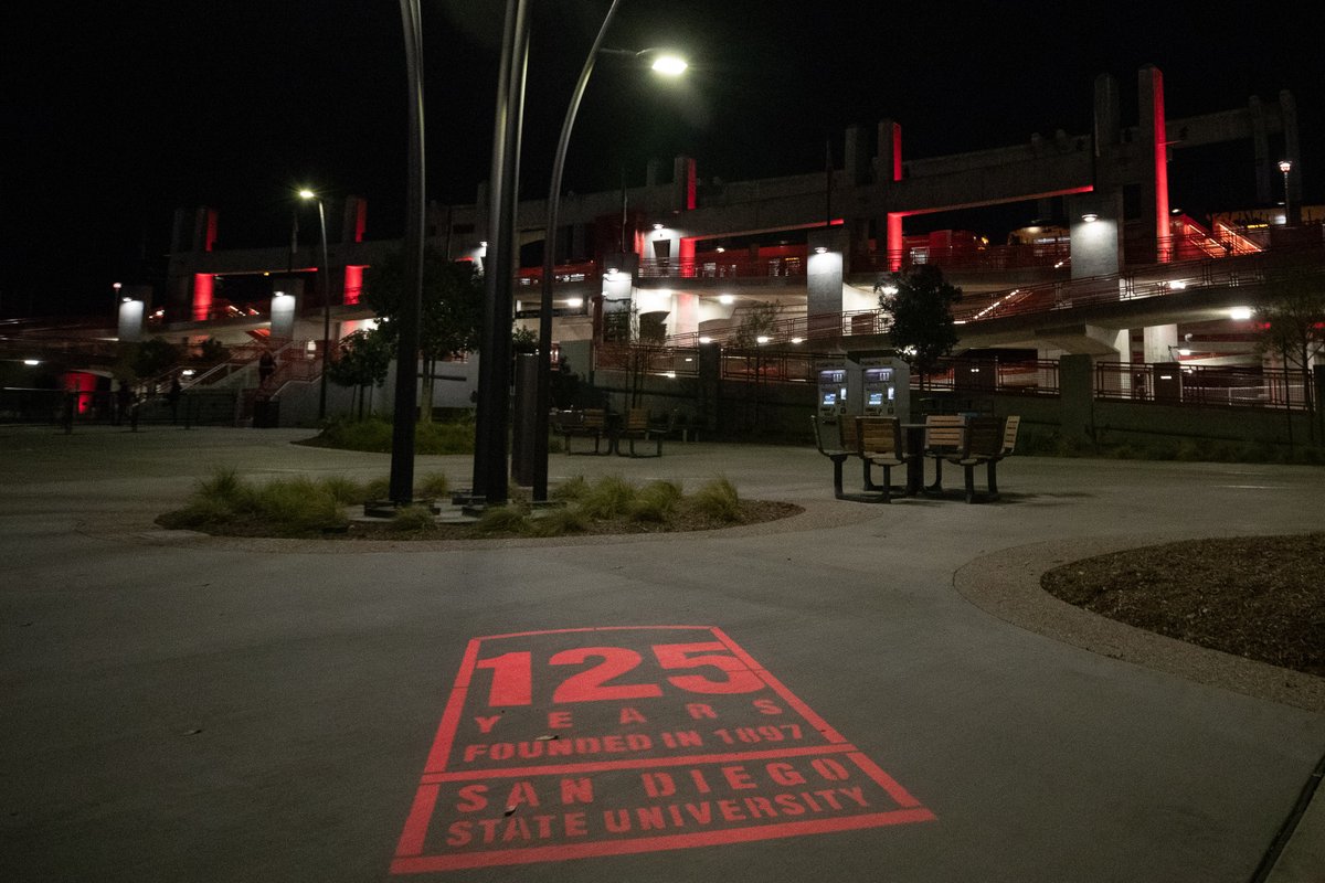 SDSU Mission Valley (@sdsu_mv) on Twitter photo ICYMI: The new trolley plaza at SDSU Mission Valley helped Light the Town Red to celebrate the 125th anniversary of <a href="/SDSU/">San Diego State University</a> during Homecoming week earlier this month.
#SDSU125 | #SDSUMV ICYMI: The new trolley plaza at SDSU Mission Valley helped Light the Town Red to celebrate the 125th anniversary of <a href="/SDSU/">San Diego State University</a> during Homecoming week earlier this month.
#SDSU125 | #SDSUMV