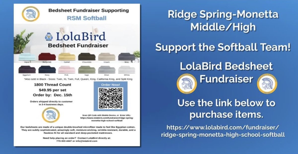 Support the RSM Softball Team! lolabird.com/fundraiser/rid…