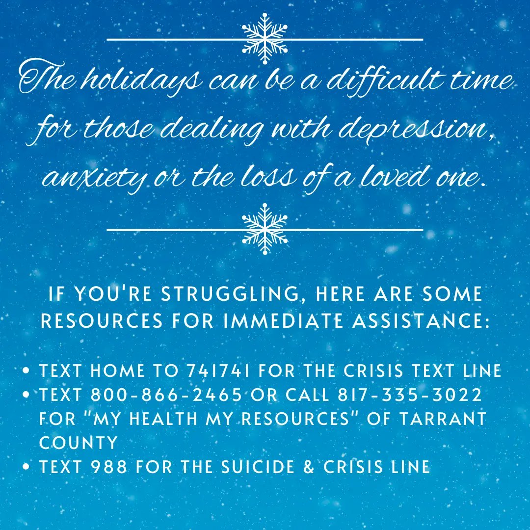 Mental health and the holidays- help is available. buff.ly/3G7Iwxg