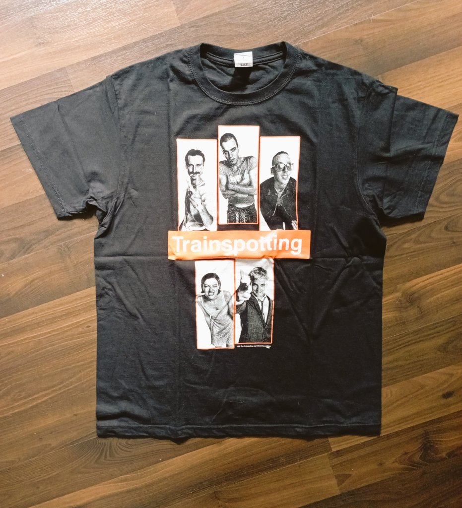 For sale: Trainspotting size L / plastisol ink / tag Merchons... DM me