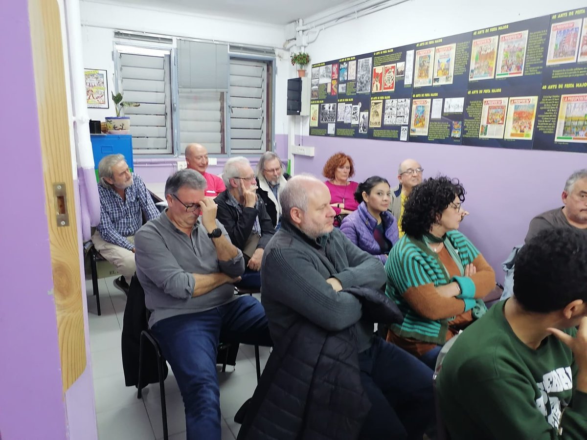 #NouBarris #9barris privilegi d'acollir l' acte "Els reptes del Nou Brasil de Lula", amb audiovisuals, dades i experiències  (<a href="/CatAmbLula/">Catalunya amb Lula</a>) 

I ponents interactuant amb un "públic" molt participatiu i informat
<a href="/_Maria_Dantas_/">✳️ Maria Dantas (@mariadantas.bsky.social)</a>
<a href="/TaizaBritoPE/">Taíza Brito</a>
<a href="/perenoubarris/">PERE Nou Barris</a> 

Moltes gràcies <a href="/9bidees/">Nou Barris Taller d'Idees</a>