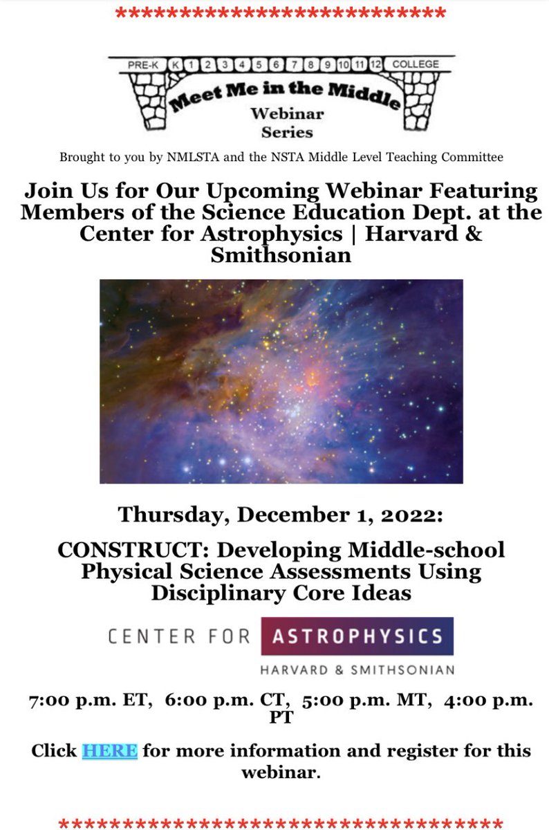 National Middle Level Science Teachers Association tweet media