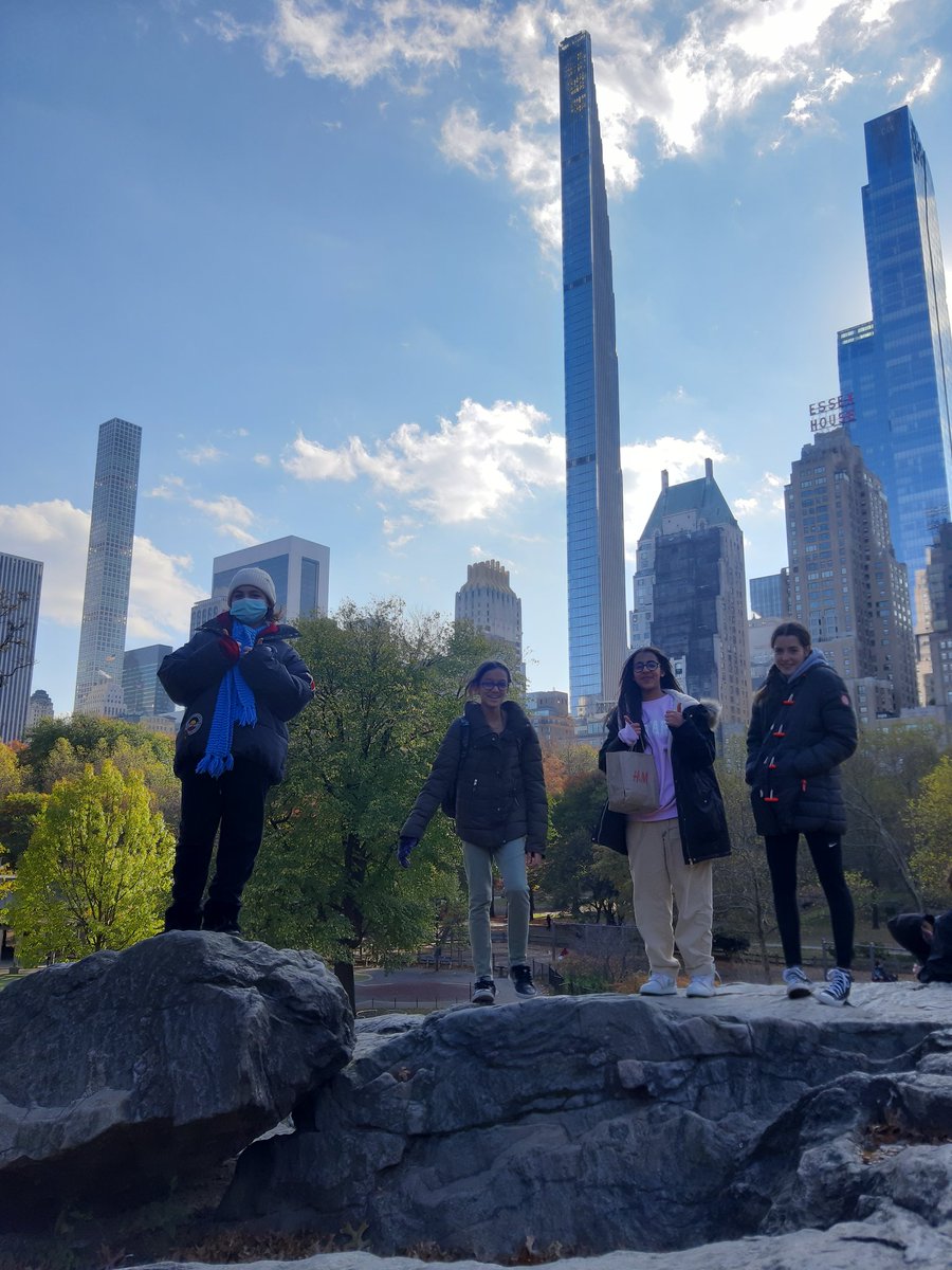 Fun in central park with some BSB rock stars! - Pun intended