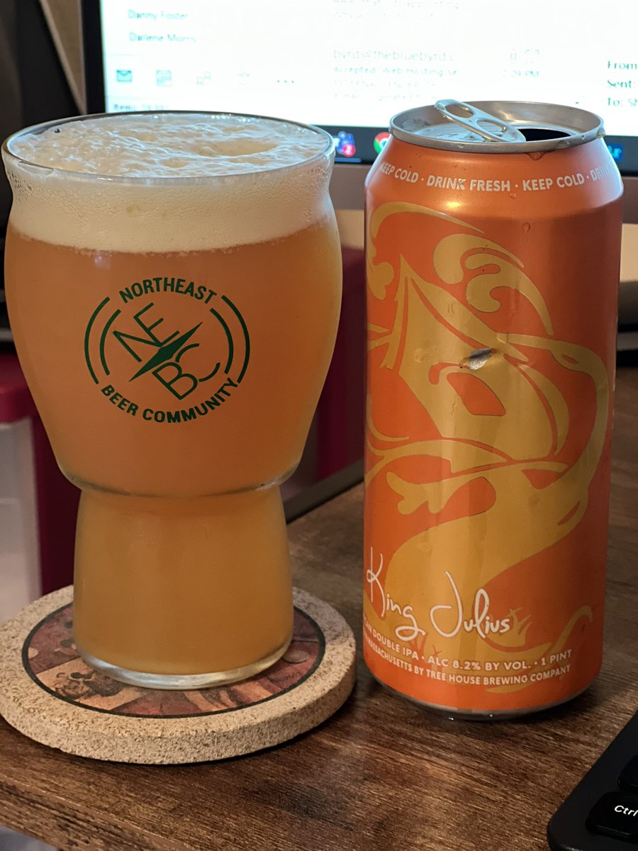 Turf_Monsters's tweet photo. My final @TreeHouseBrewCo beer #KingJulius What an amazing beer trip this has been. Thank you @NEBeerCommunity for introducing this brewery to me. I have enjoyed all 4 of the IPAs that I tried and look forward to trying more #TreeHouseBrewCo products. #NEBeerCommunity https://t.co/1TlWbW5o3r