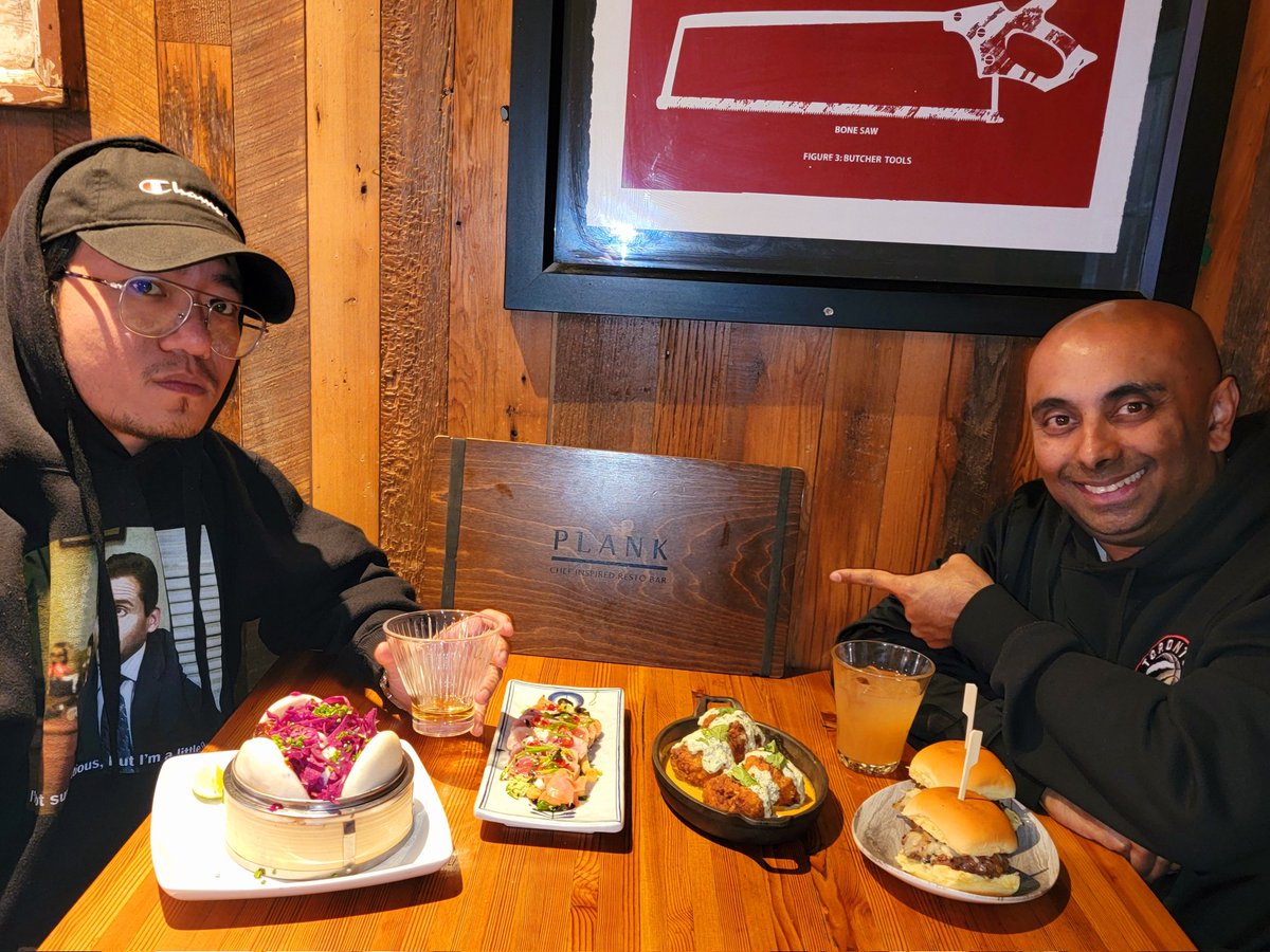 No one plans to walk the plank but they should! This #FoodieFriday <a href="/THEIDC/">THE iDENTiTY CRiSiS</a> joins us in #Oakville <a href="/Plankrestobar/">Plankrestobar</a>. Lively atmosphere, high quality chef inspired fusion cuisine &amp; superb staff! 😎

Check out Plank
💻 plankrestobar.ca
☎️ 905-465-1002
📍67 #Bronte Rd

#Restobar