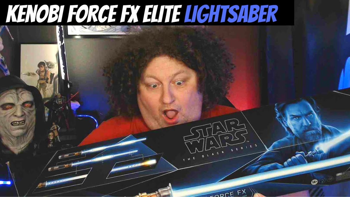 mr_garrell's tweet photo. I have been waiting for this for so long. It's finally here!!!!  The Hasbro Obi-Wan Kenobi Force FX Elite Lightsaber The Black Series. unboxing link in bio #Kenobi #Hasbro #StarWars https://t.co/7lmJhc9V1s