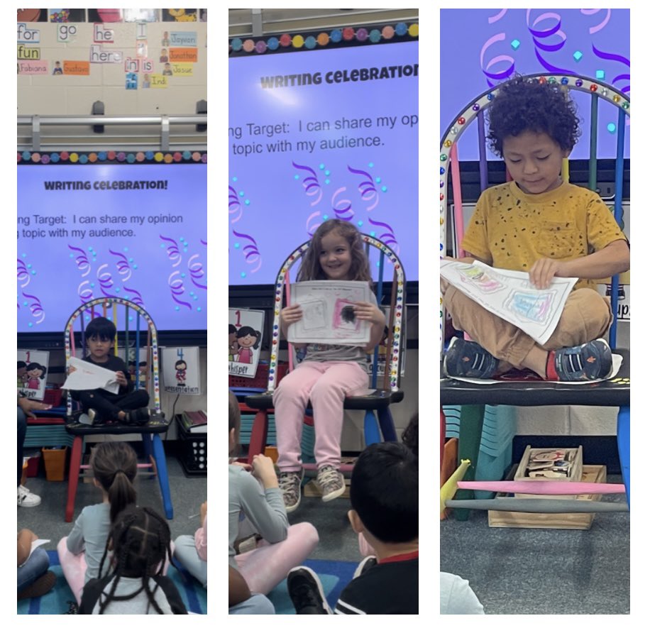 Wandact12's tweet photo. Today was our Writing Celebration 🎉 We enjoyed writing about the History, Science and Art Museums. We learned so much! We even got the chance to see Mrs. Smith’s and Jaxson’s art work at our very own Monaview 5K Hall art showing. Busy Bees keep on buzzing 🐝 #MonaviewMoments https://t.co/Y6gudti12S