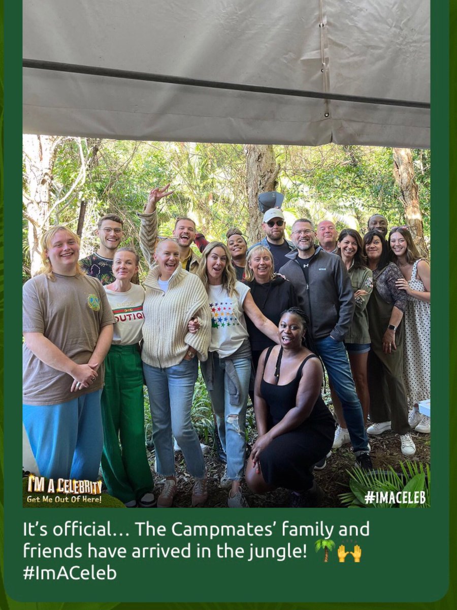 clubsane's tweet image. Good to see familiar faces in the #familiesofcelebs pic! @BoyGeorge #imacelebrity #Remembertovote #TeamGeorge