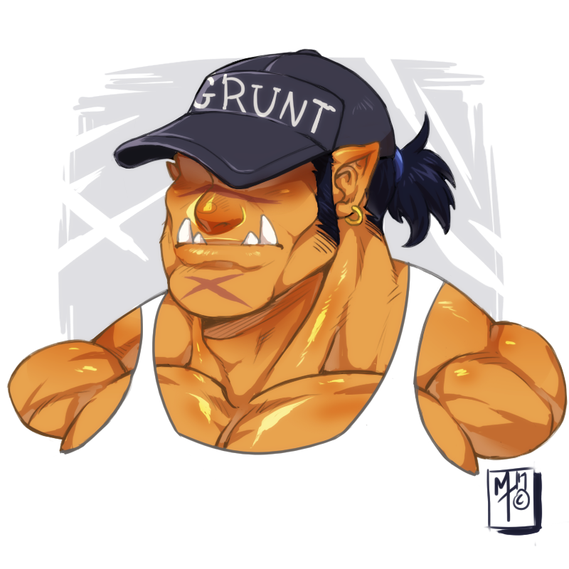 found this really ol pic of Grunt