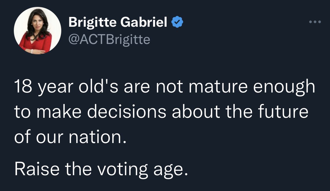 davramdavram's tweet image. But they’re mature enough to go die in a war, right?