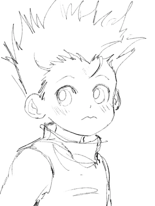 smol gon for warm up #hxh 