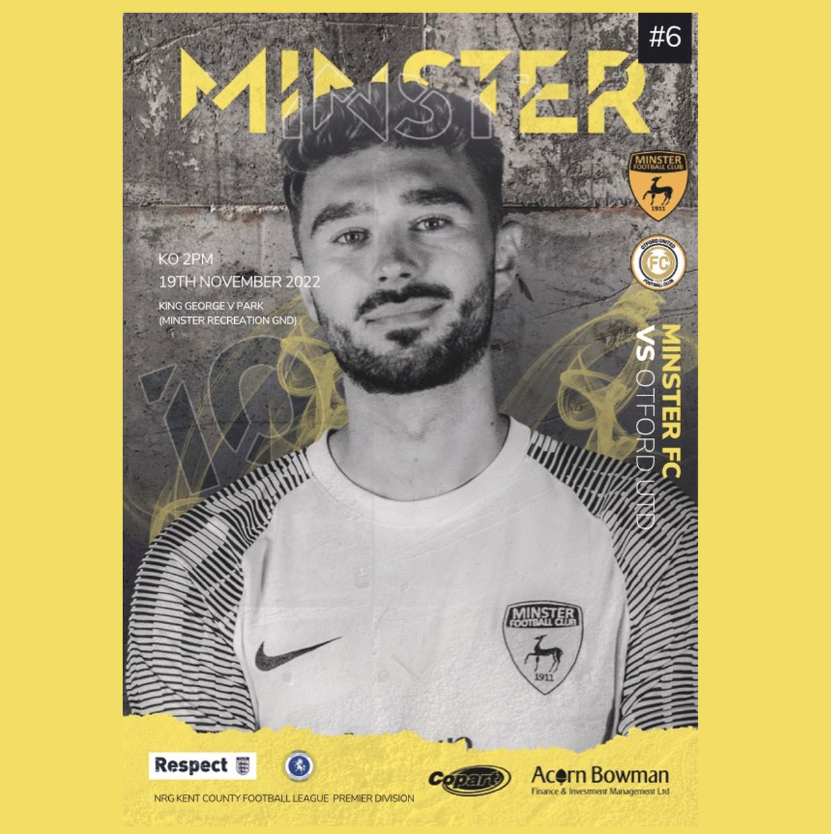 MinsterFC1911's tweet image. MATCHDAY #DIGITALPROGRAMME 06 HAS DROPPED !
Our @KCFL1516 home match today vs @OtfordUnitedFC 

Link 👇
qrco.de/MFC06

Thanks to our sponsors:
#AcornBowmanFinance
@CopartUKLimited
Spread the word via our friends:
@NonLgeProgs
@GroundhopperUK
@NonLeagueCrowd
@TonyIncenzo