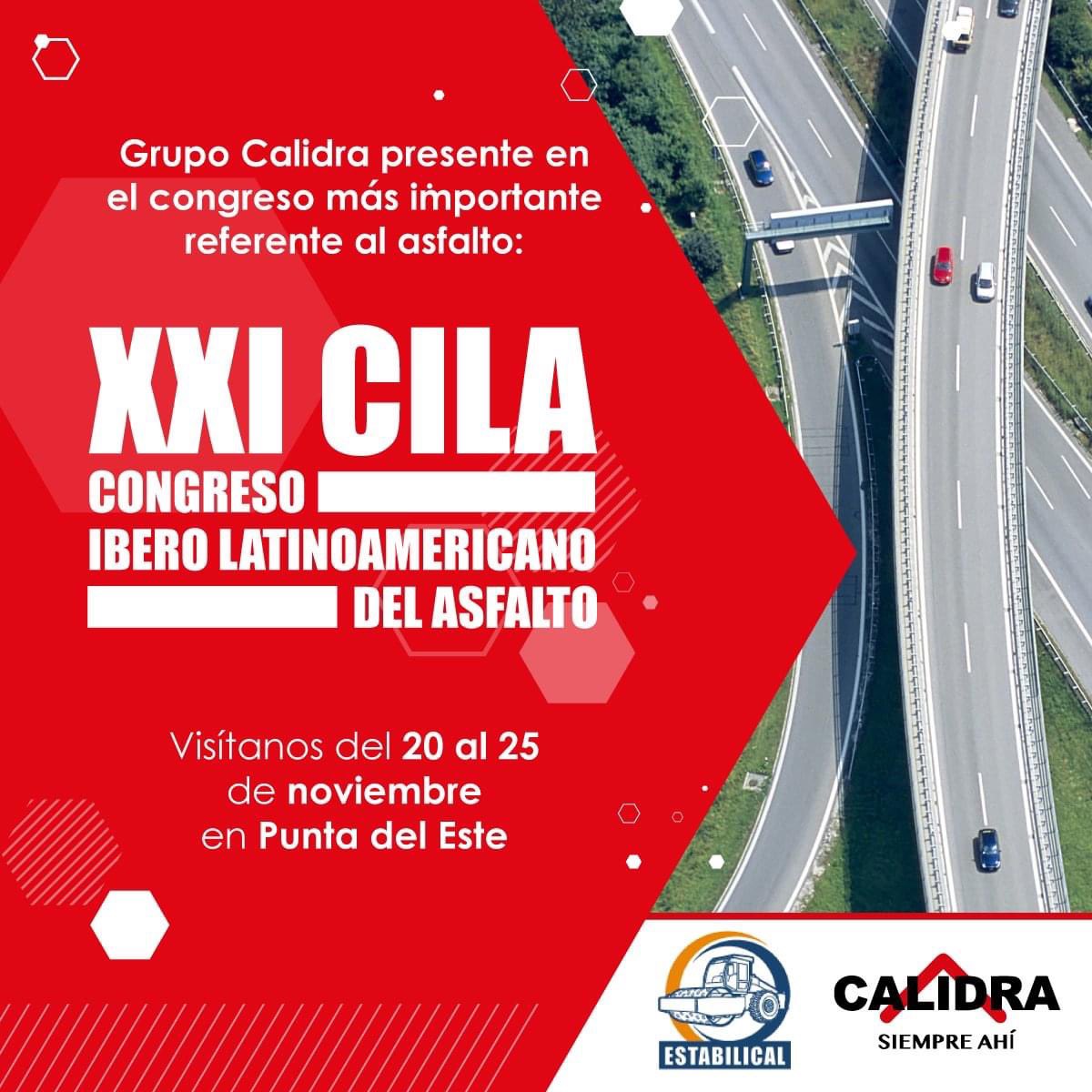 fjaviercg's tweet photo. Visítanos del 20 al 25 de noviembre en Punta del Este y conoce más sobre nuestro producto especializado para la estabilización de suelos: #Estabilical. ¡Te esperamos! https://t.co/az8ondKl3O