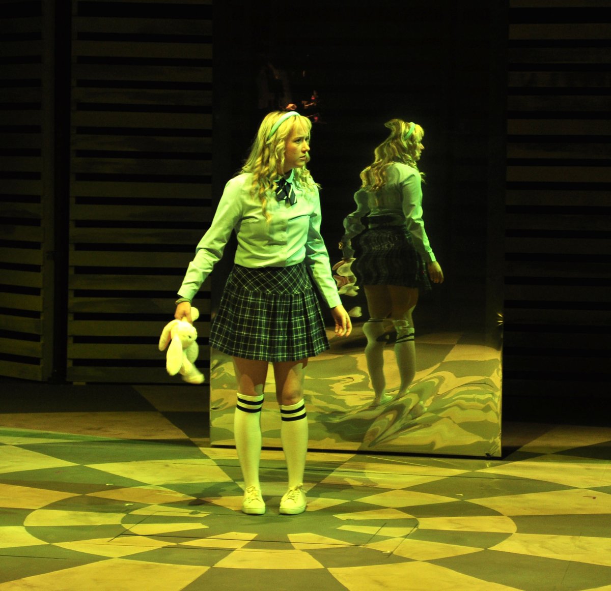 LOST IN WONDERLAND opens tonight! Come down the rabbit hole with us...until Nov. 27th! Photo by Brian Ball, with Kaia Isenor as Alice.