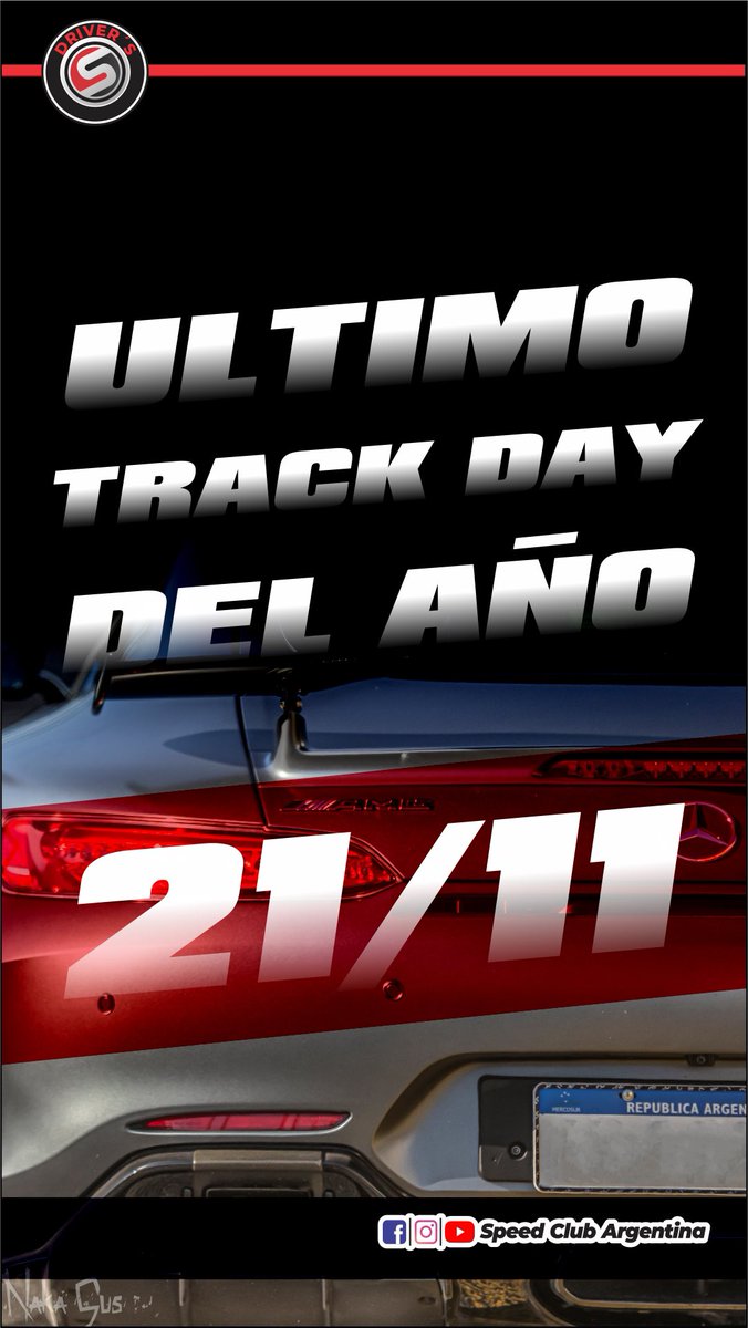 Speedclubar's tweet photo. Este próximo Lunes no te quedes afuera de nuestro último Track Day del año. https://t.co/ls2fOAWPAu