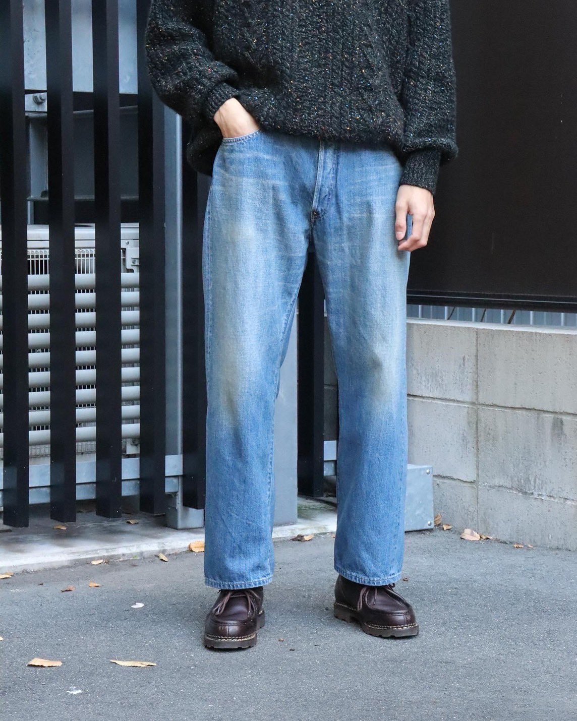 A.PRESSE アプレッセ No.2 Washed Denim Pants-