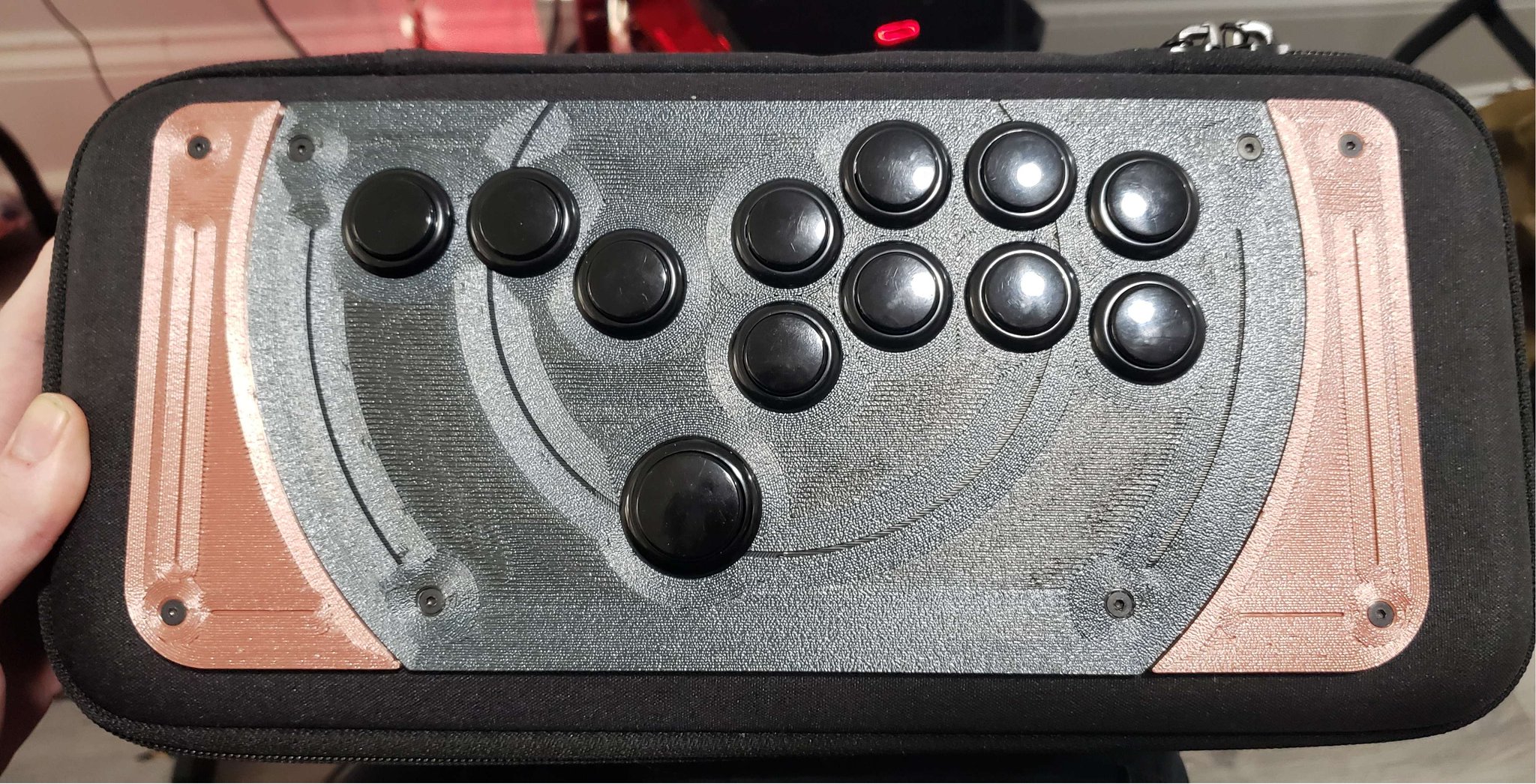 Noj on Twitter "Really enjoying my new hitbox. Thank you BashoFightstick, the wiring and build