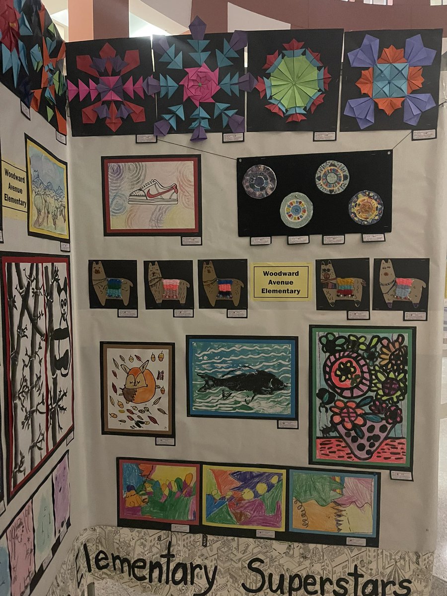 MrsGeistArt's tweet photo. K-5 Superstar Art ready for viewing this weekend at the 29th DeLand Fall Festival of the Arts #dffa @WoodwardStars @mimi0906 @RyserTracey https://t.co/8djJ3JVZGO