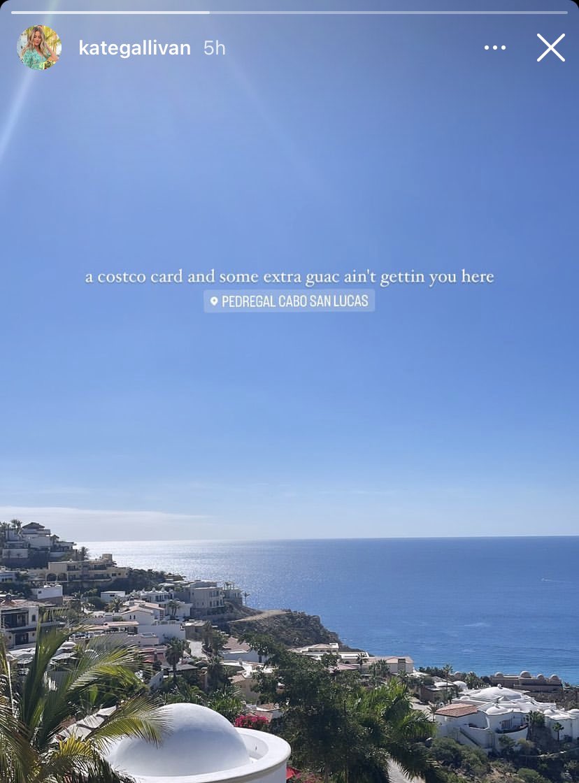 Bachelor Fantake on Twitter "Not Kate posting a shot of Cabo San Lucas