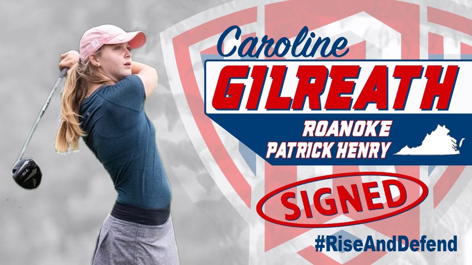 RadfordWGolf's tweet image. Welcome Caroline Gilreath to the Highlander family. 

Go Highlanders!🛡️

#RiseAndDefend