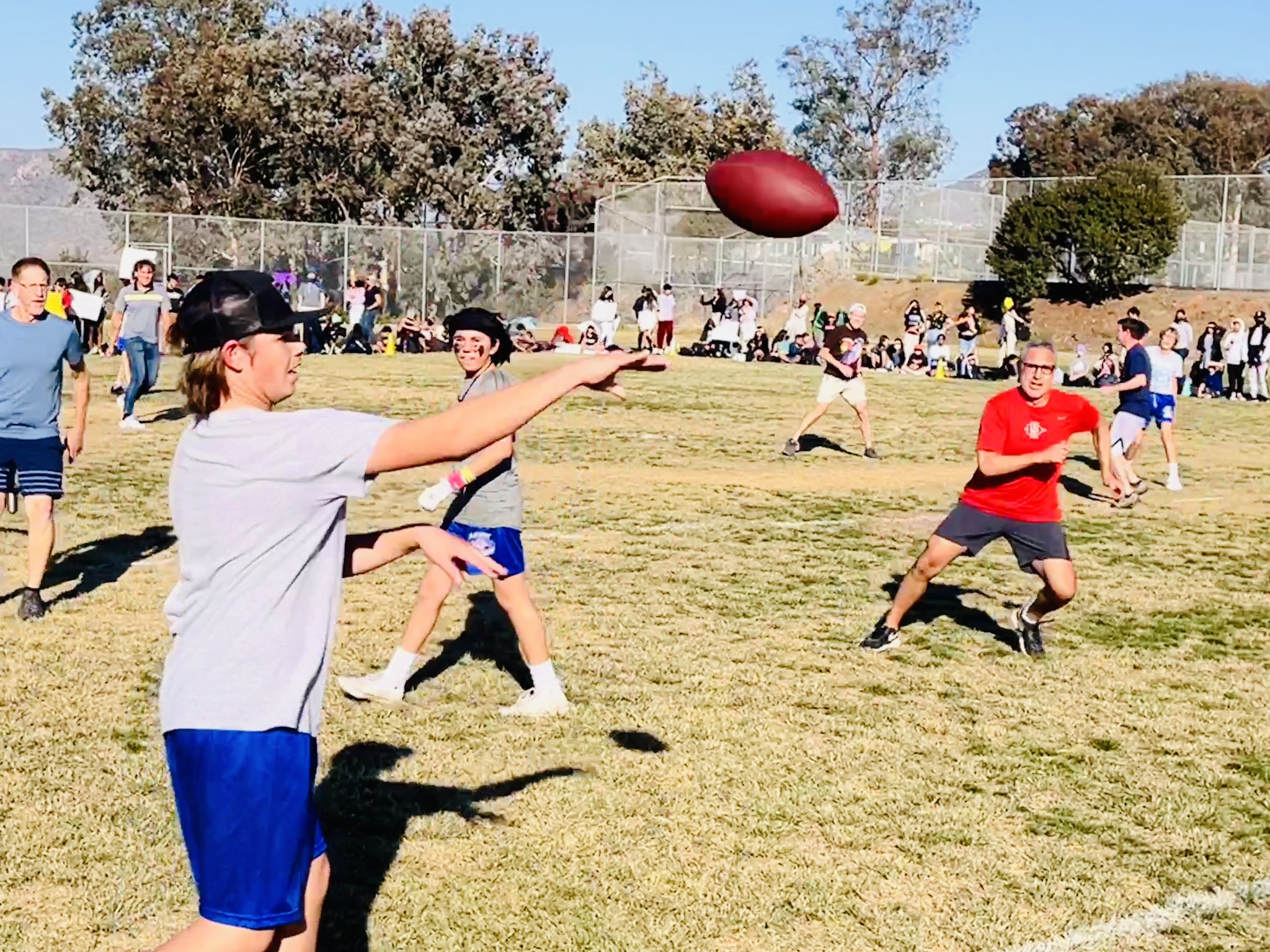 lewis_sdusd on Twitter "Staff vs. Students Turkey 🦃 Bowl was a perfect