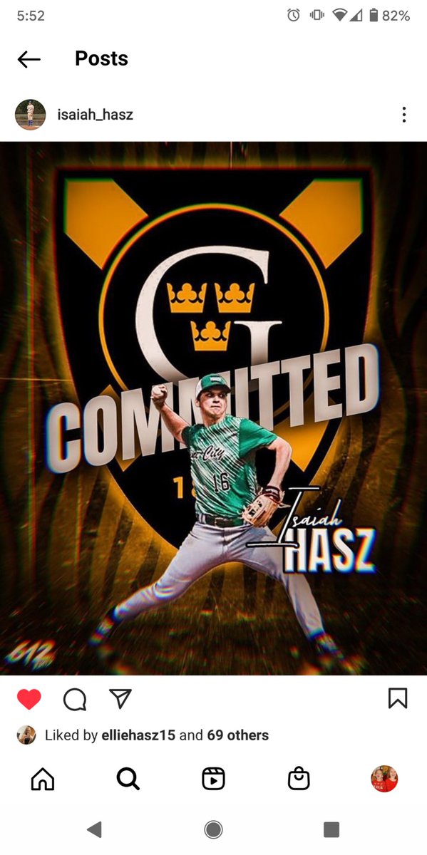 I am so proud of Isaiah!  Not only is he a great baseball player, but he is a great all- around person!  I am so happy to be his dad!  I am crazy excited for him and his future! <a href="/GustieBaseball/">Gustavus Baseball</a> <a href="/BlizzardBasebal/">Blizzard Baseball</a> <a href="/PineCityBaseBal/">PineCityBaseball</a>