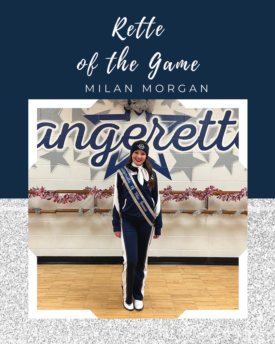 LSHSRangerettes's tweet photo. Congratulations to Rangerette of the Game, Milan! And cheers to Hannah C for receiving Rosa Bear! ππ» #Game12 #LSHSvsLongview #MakeOurMARK https://t.co/O8cUDL7WL1