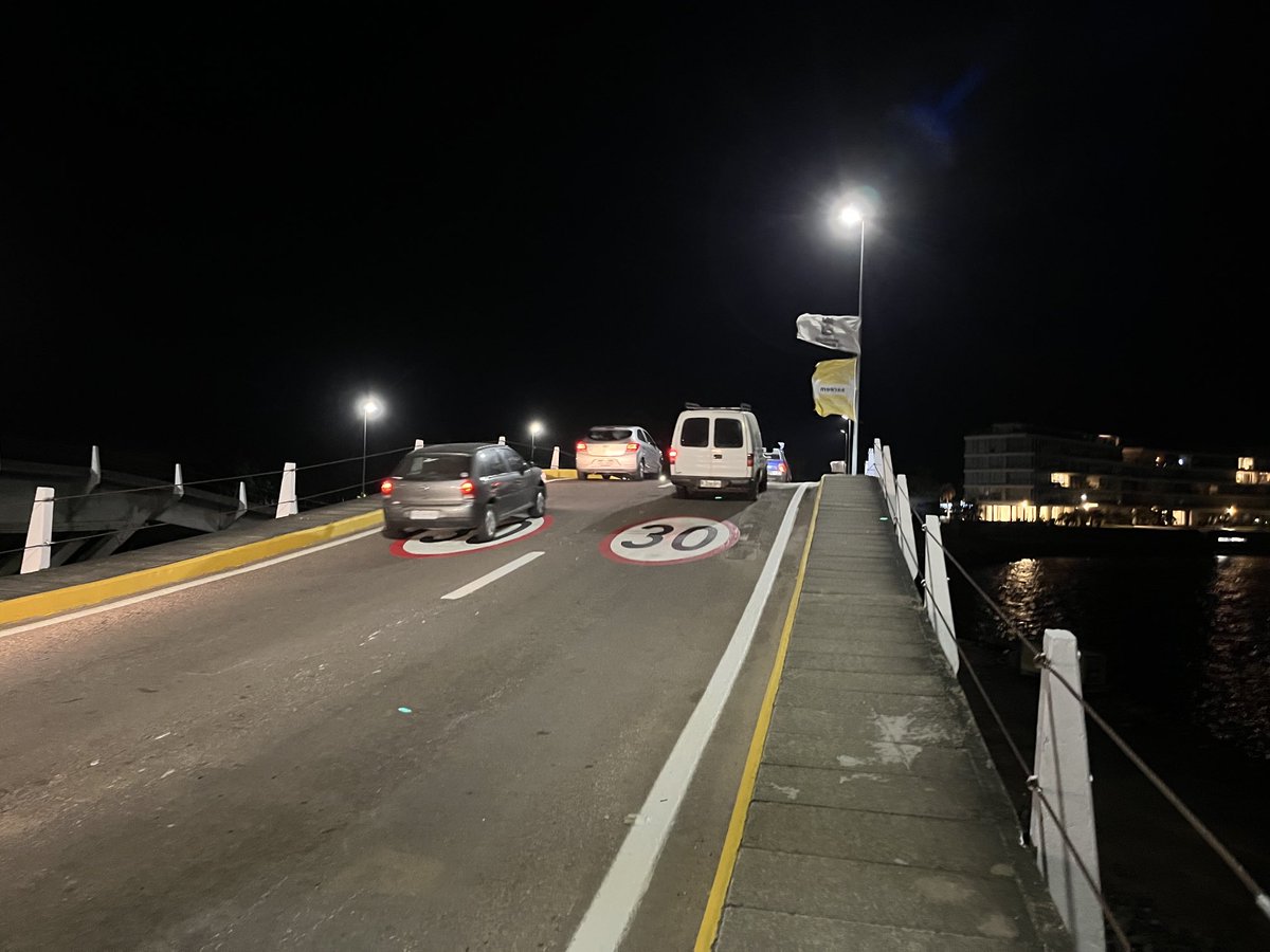 Quedo habilitado esta noche el puente de la barra.