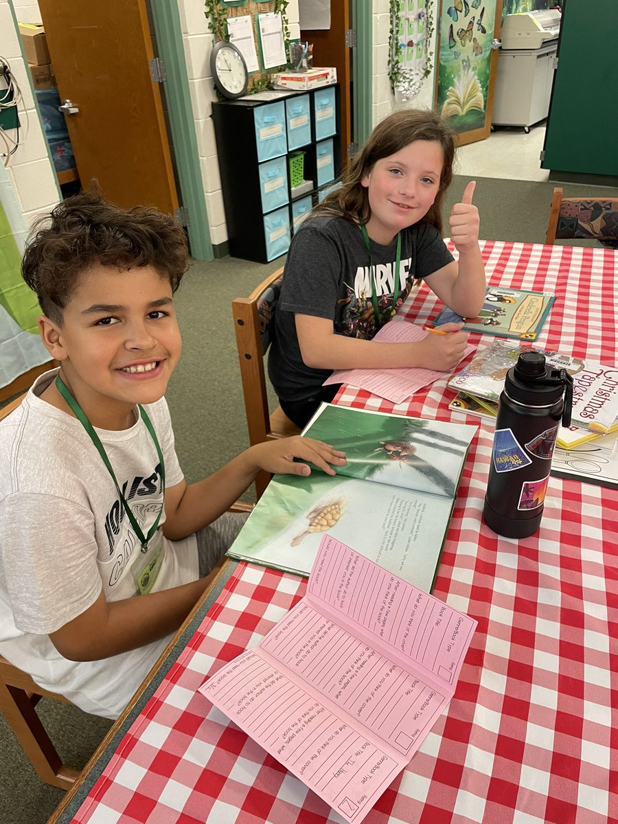 MrsG_luvs2read's tweet photo. This week’s book tasting was a HUGE success! Our @spiritbelieves students loved discussing new genres, book titles, and meeting new characters.  #VCSvame #BookTasting https://t.co/JsUWv9ezUO