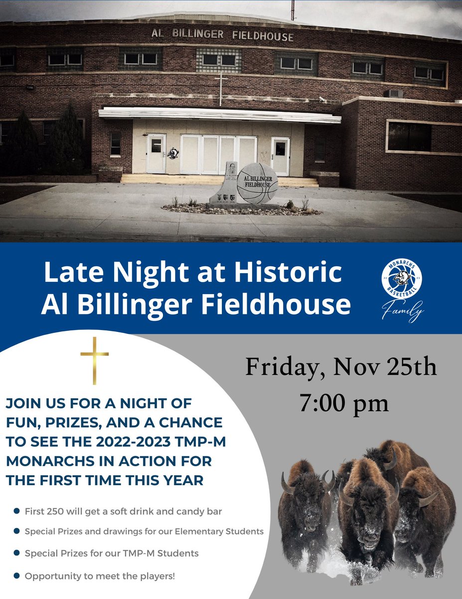 TmpBoysBB's tweet photo. We want you to join us for Late Night at Al Billinger Fieldhouse. Come have some fun, get a chance to win some great prizes, &amp; meet our guys. First 250 people get a free pop and candy bar.

Please help us get the word out by liking and sharing this post. We hope to see you there! https://t.co/YSNWCOxEeB