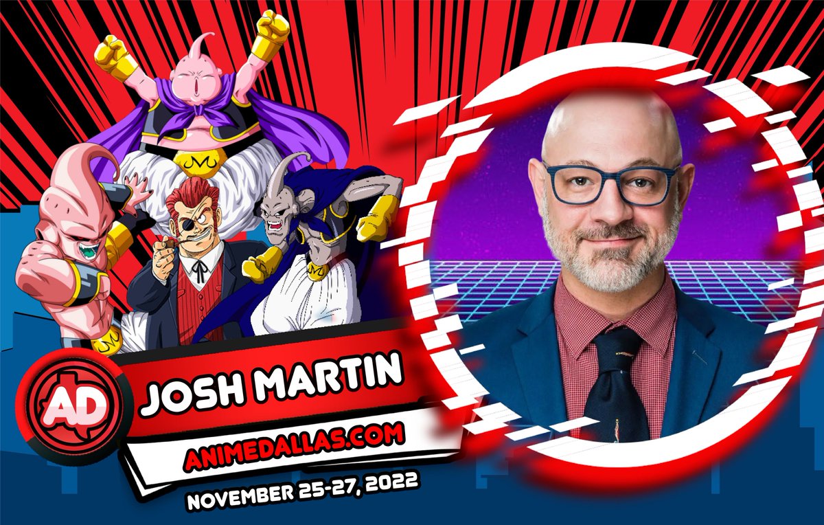 AnimeDallasCon's tweet photo. We are also treated to @JoshMartinVoice as our guest next week at #AnimeDallas2022! Josh is famed for his work as #Buu and #CommanderRed in the #DragonBall properties, among other great roles. Get your tickets to come meet him!
https://t.co/fbTx2zFdpA
#AnimeDallas #anime #DBZ https://t.co/dX4JAxZ7tw