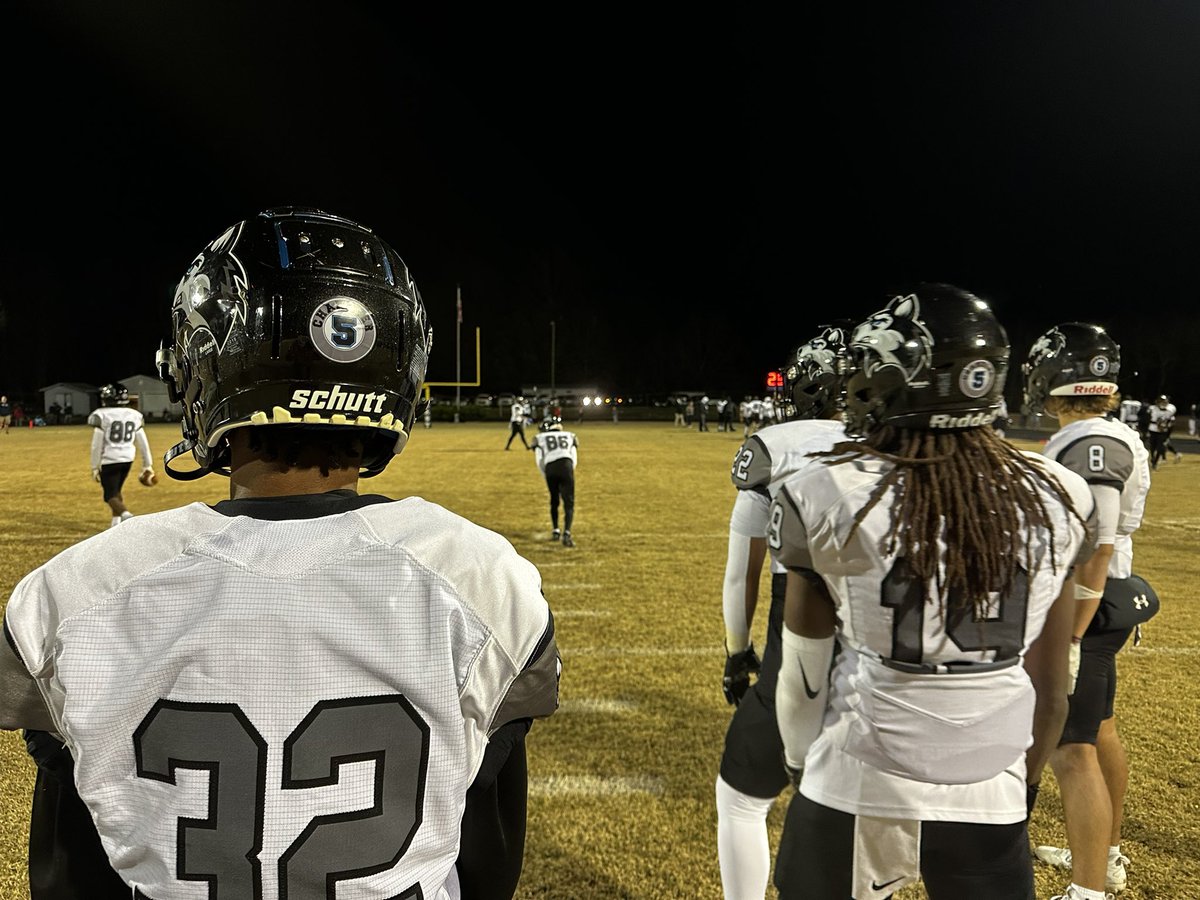 Every single <a href="/HoughFB/">Hough Football</a> is wearing this sticker on their helmet tonight in honor of Devin Chandler — a Hough football alum who was one of the victims in the Virginia shooting earlier this week.