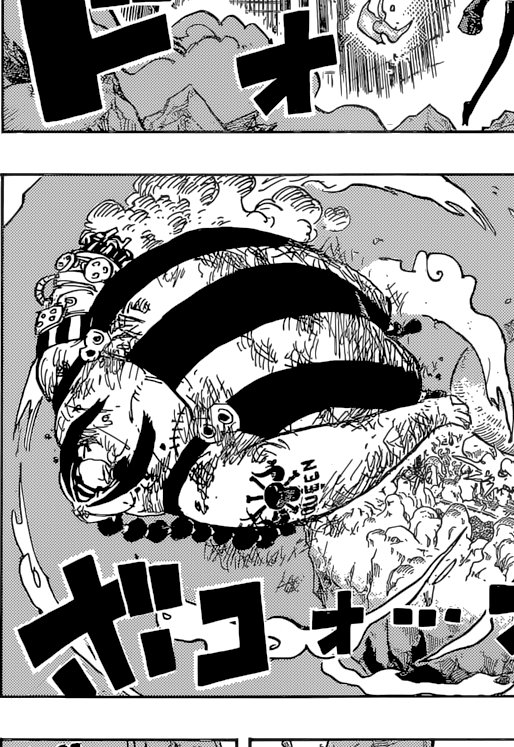 OdasColorPages's tweet photo. #onepiece #onepiece1067 

I just saw this, but its cool that zoro cut off king's right wing n sanji broke off quenn's left cyborg arm like how zoro is luffy's right hand man n sanji is his left https://t.co/tVnmE25zXY