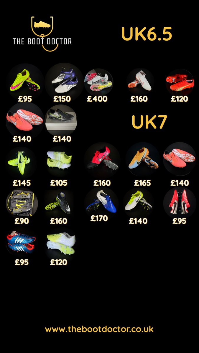 thebootdoctor's tweet photo. Current stock: UK6.5 - 8 💫
Click to expand 👇
Free local delivery (Peterborough) 
https://t.co/tEIXfu9WGc https://t.co/6SmFzs0S4u